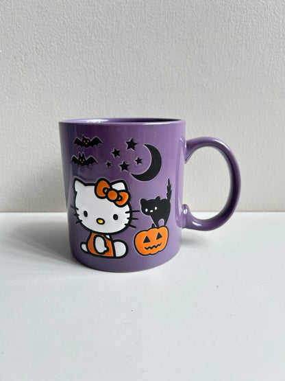 Taza Hello Kitty morada Halloween