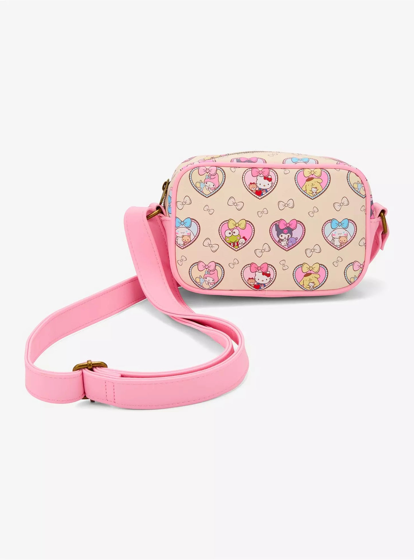 Crossbody Bag Loungefly Hello Kitty Y Sus Amigos Corazones ***Preorden***