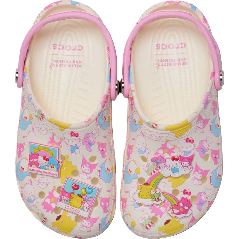 Hello Kitty y sus Amigos edición Pastel Crocs Clogs  ***Preorden 29 abril ***