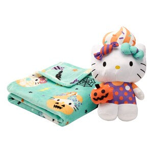 Peluche Y Cobija Hello Kitty Cupcake Halloween ***Preorden***