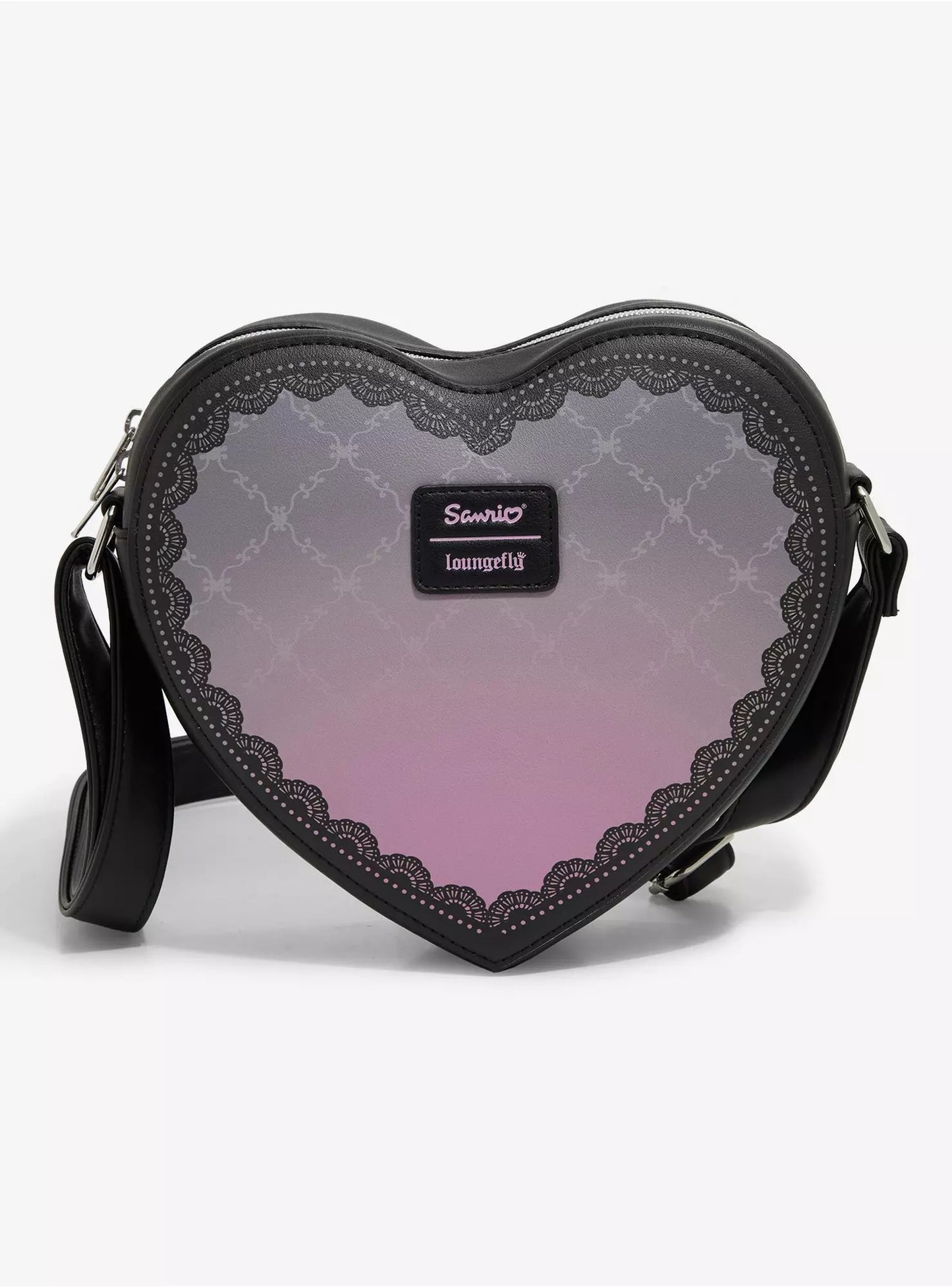 Loungefly Kuromi Lolita Heart Crossbody Bag ***Preorden***