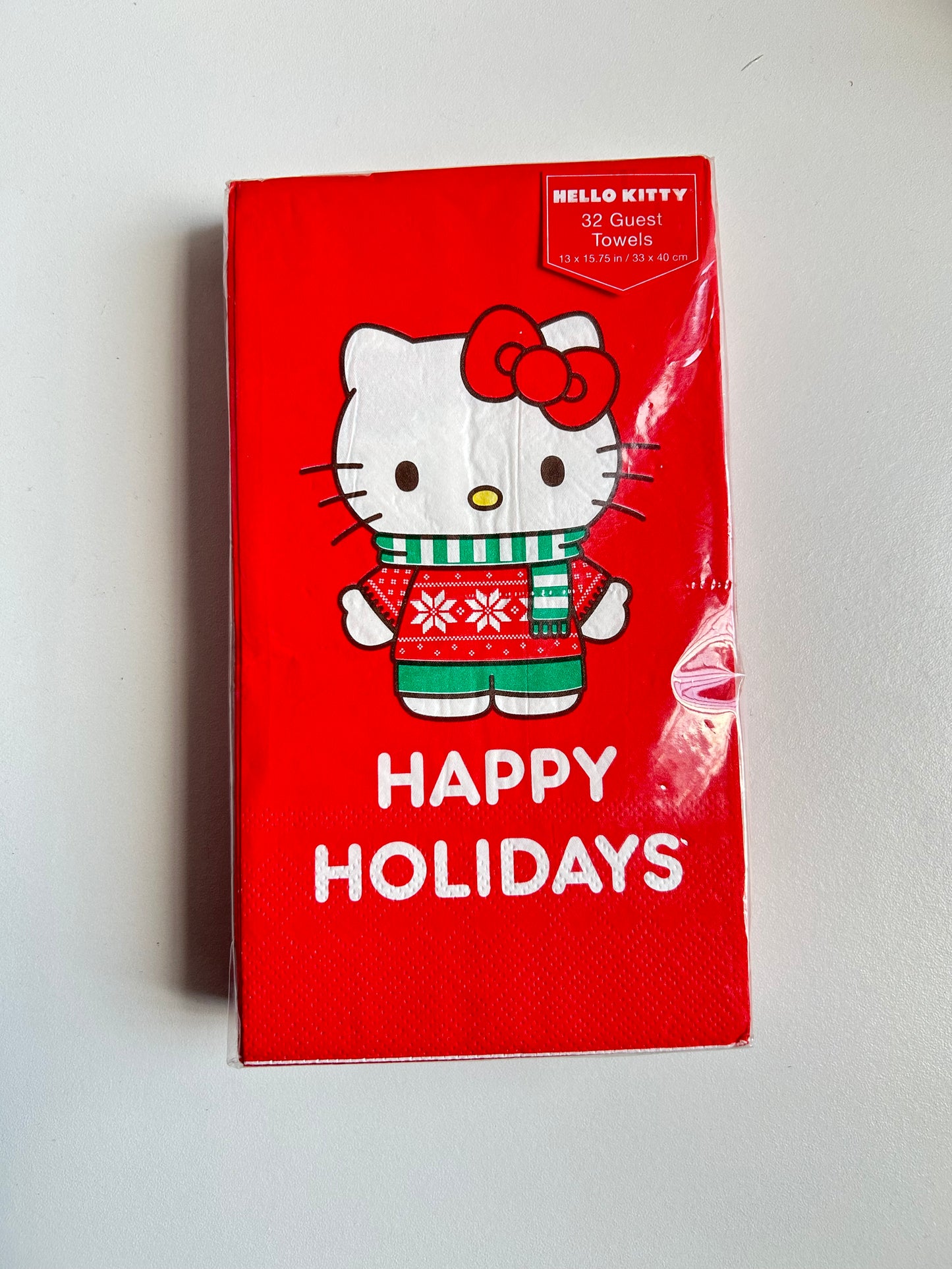 Servilletas Desechables Grandes  Hello Kitty Navidad