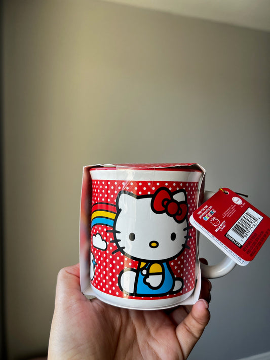 Taza Hello Kitty Con Chocolate En Polvo