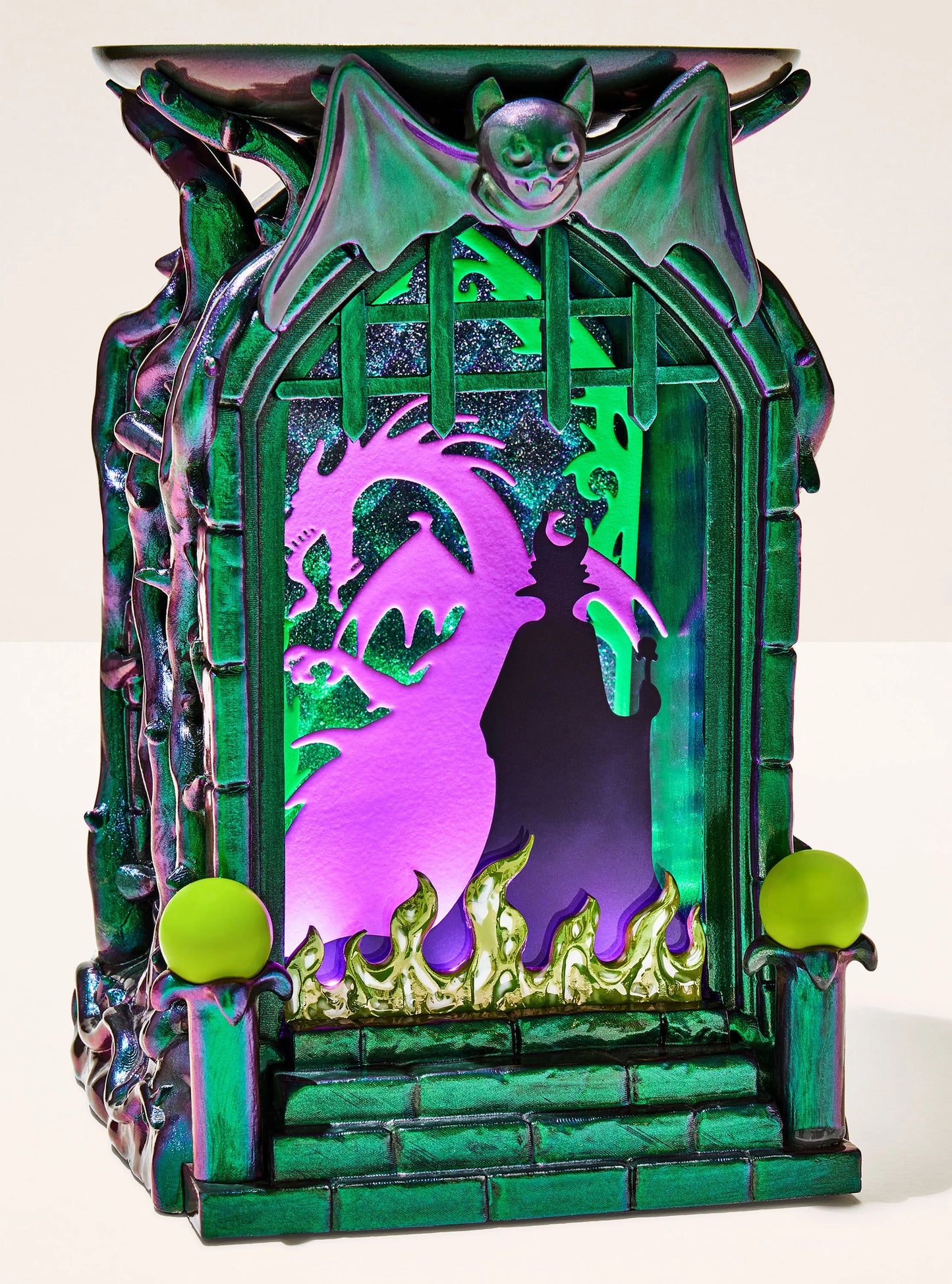 Pedestal Para Vela De 3 Pabilos Maléfica Bath & Body Works ***Preorden***