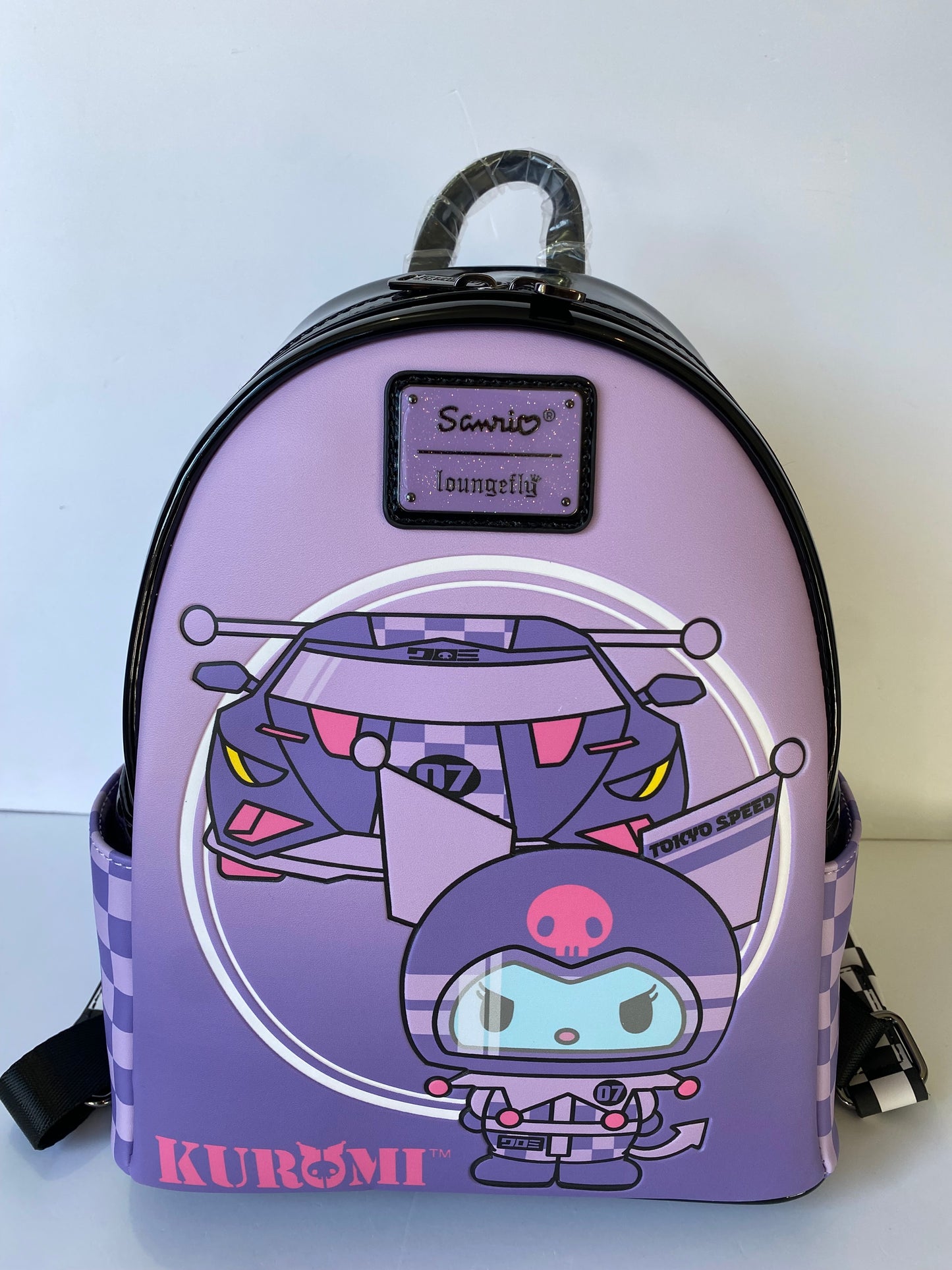 kuromi Tokyo Speed Racer Cosplay Mini Back Pack Loungefly