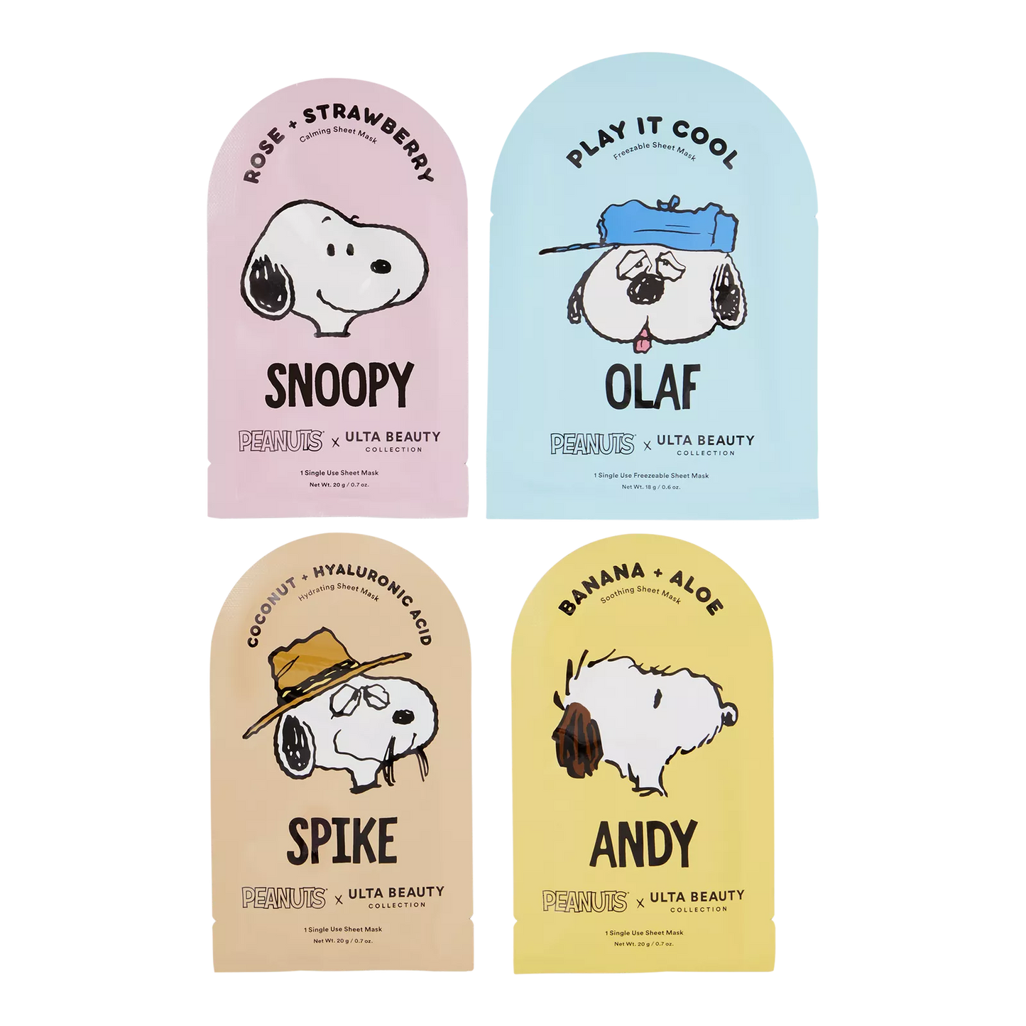 Set de Mascarillas Peanuts X Ulta Beauty ***Prwoeden***
