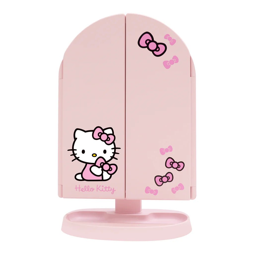 Hello Kitty Bowtastic Arch Trifold Led Mirrow Impressions Vanity ***Preorden***