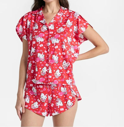 Set de Pijama Hello Kitty San Valentín ***Preorden***