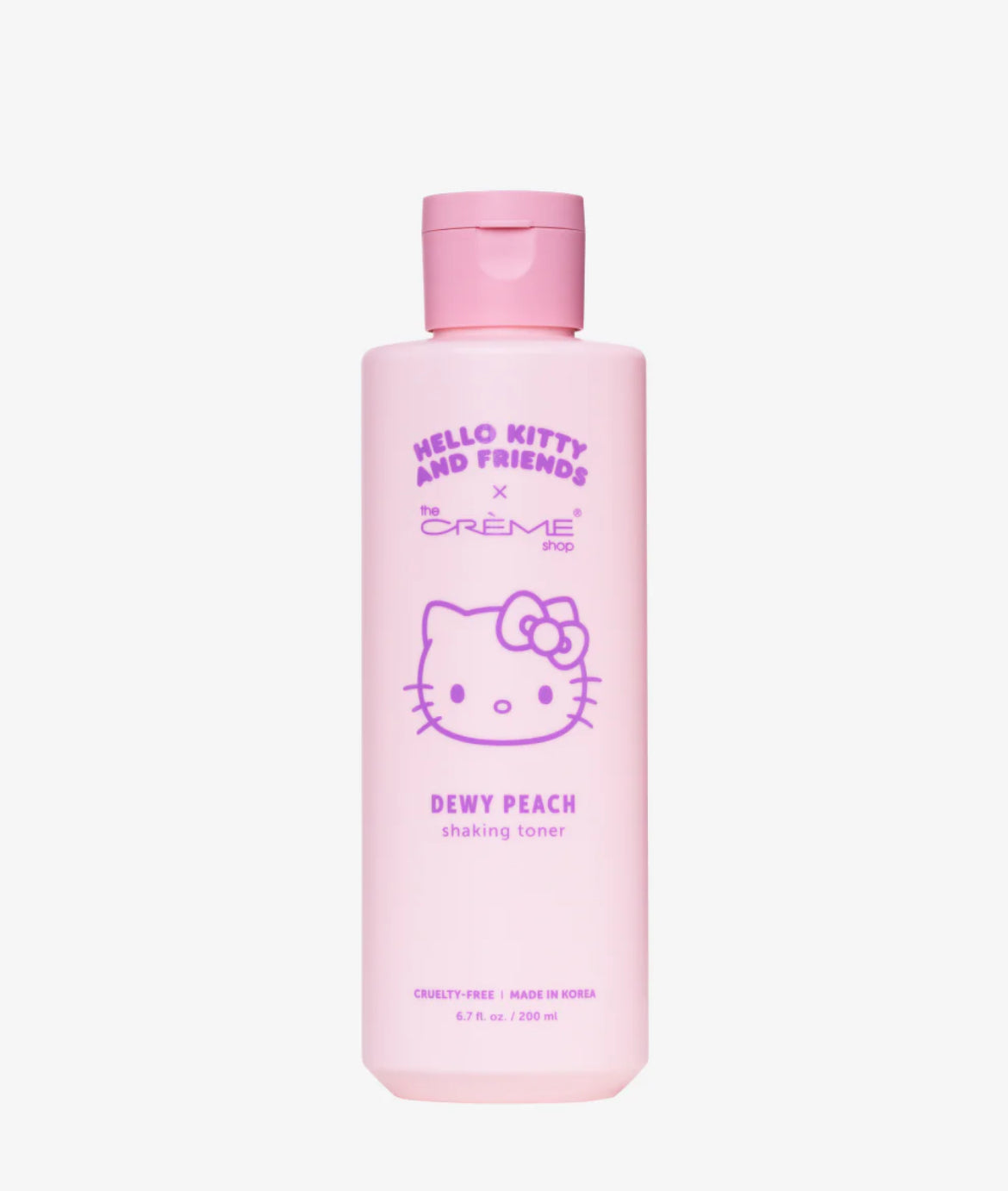 Dewy Peach Shaking Toner Hello Kitty The Créme Shop ***Preorden***