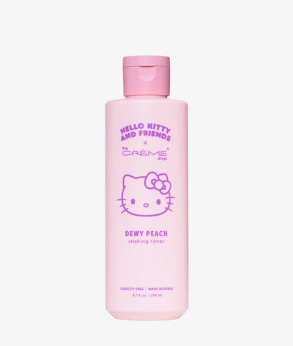 Dewy Peach Shaking Toner Hello Kitty The Créme Shop ***Preorden***