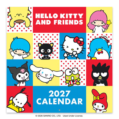 Calendario De Pared Sanrio Retro 2027 ***Preorden***