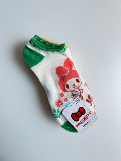 Set de 5 Pares de Caletas Sanrio Colores