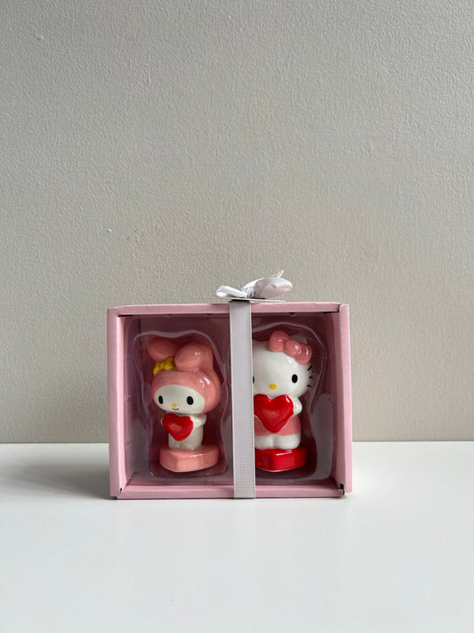 Salero y Pimentero Hello Kitty y My Melody