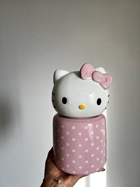 Contenedor Hello Kitty Puntitos Pink