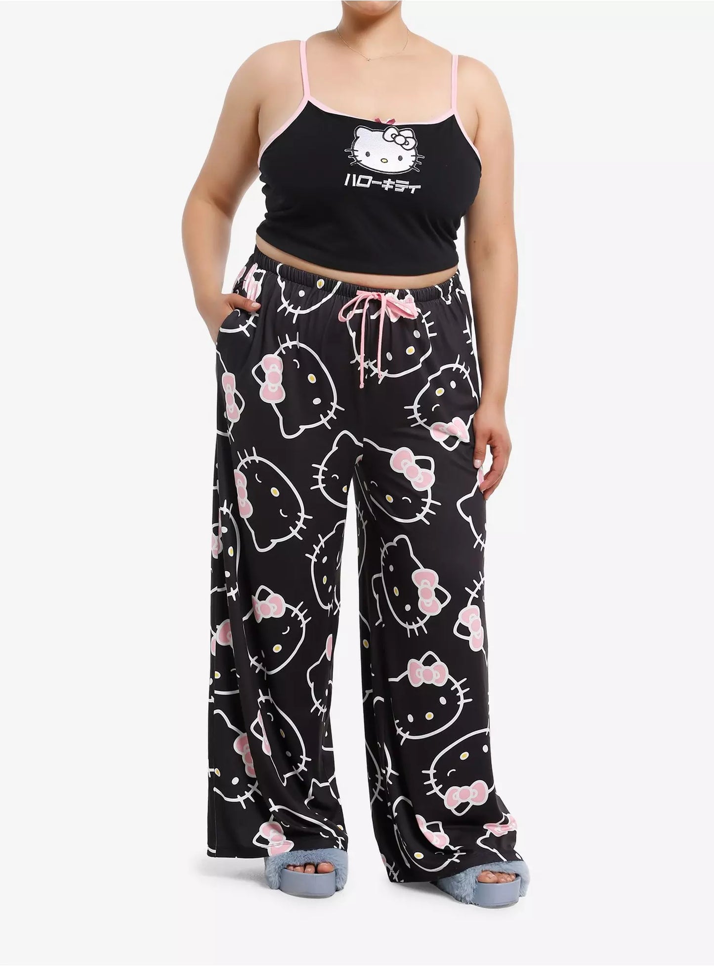 Hello Kitty Faces Girls Lounge Set Plus Size ***Preorden***