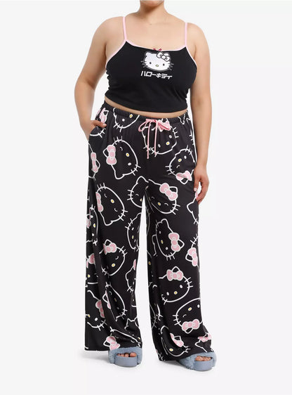 Hello Kitty Faces Girls Lounge Set Plus Size ***Preorden***
