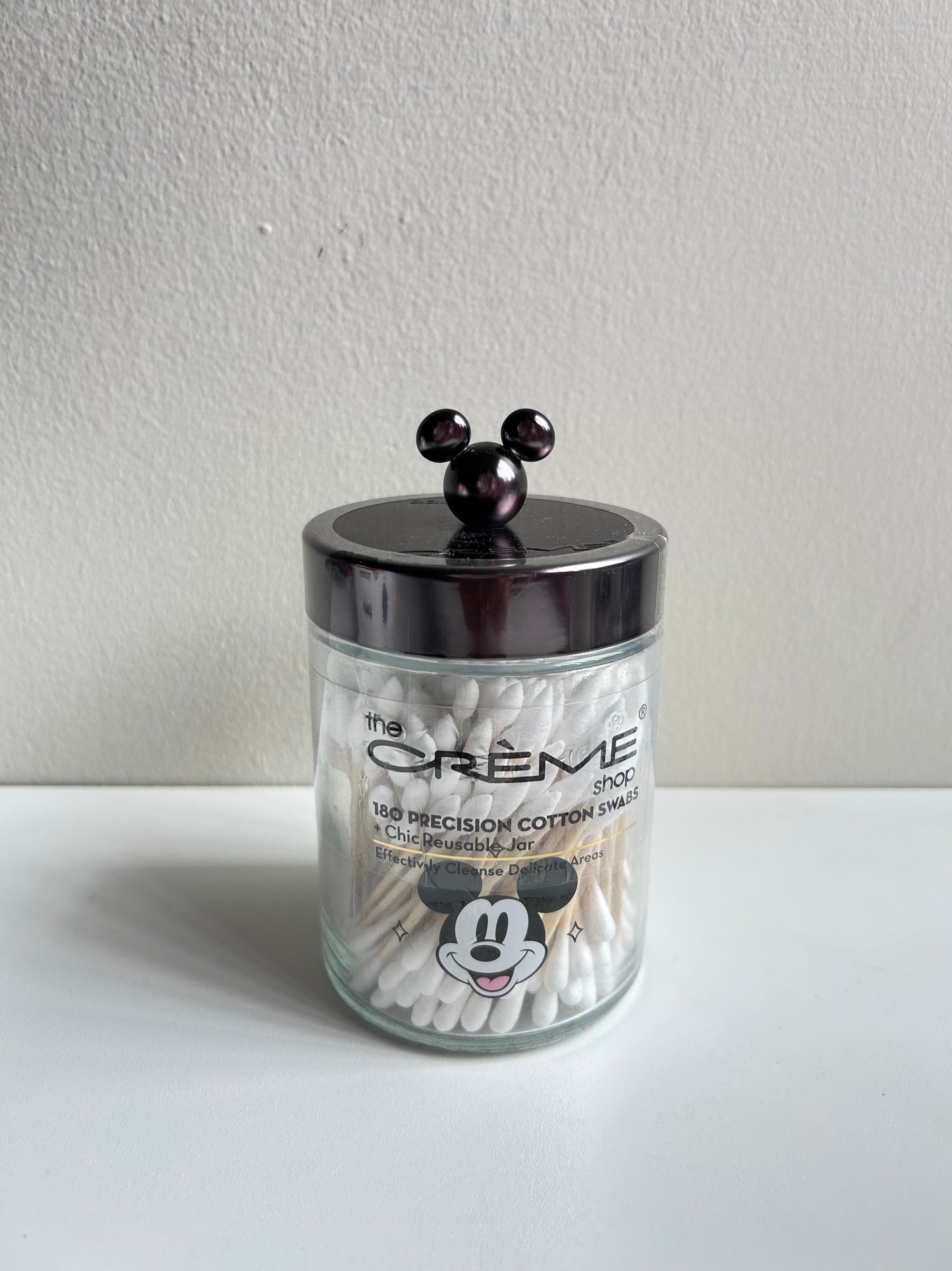 Cotton Swabs Jar Mickey Mouse