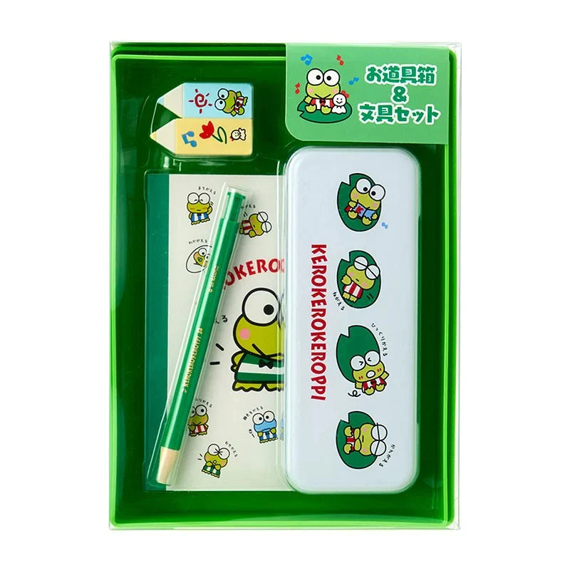 Juego de Papelería keroppi Set de 5 Piezas ***Preorden***