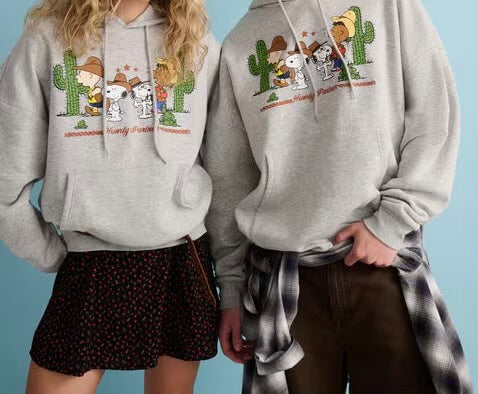 Pullover Hoodie Snoopy Western Aeropostale ***Preorden***