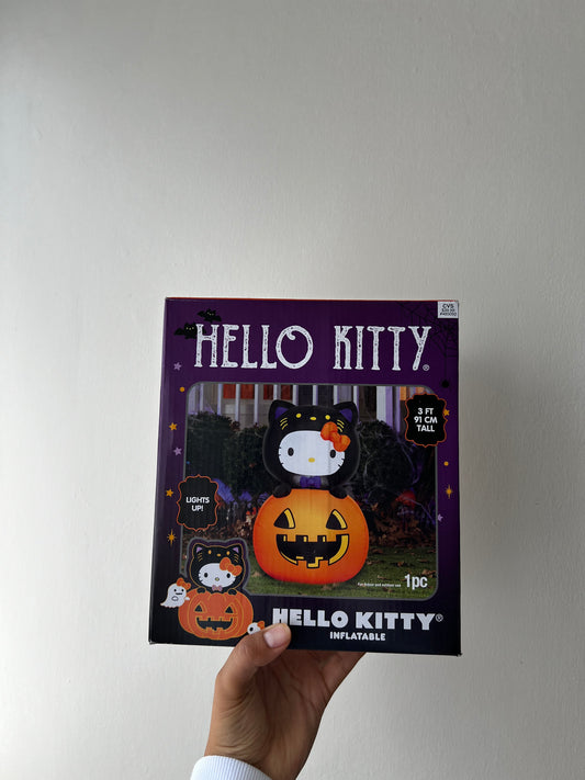 Hello Kitty inflable de calabaza 🎃