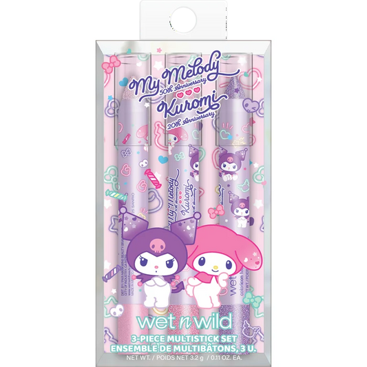Set de Multistick Wet N Wild Kuromi & My Melody ***Preordem***