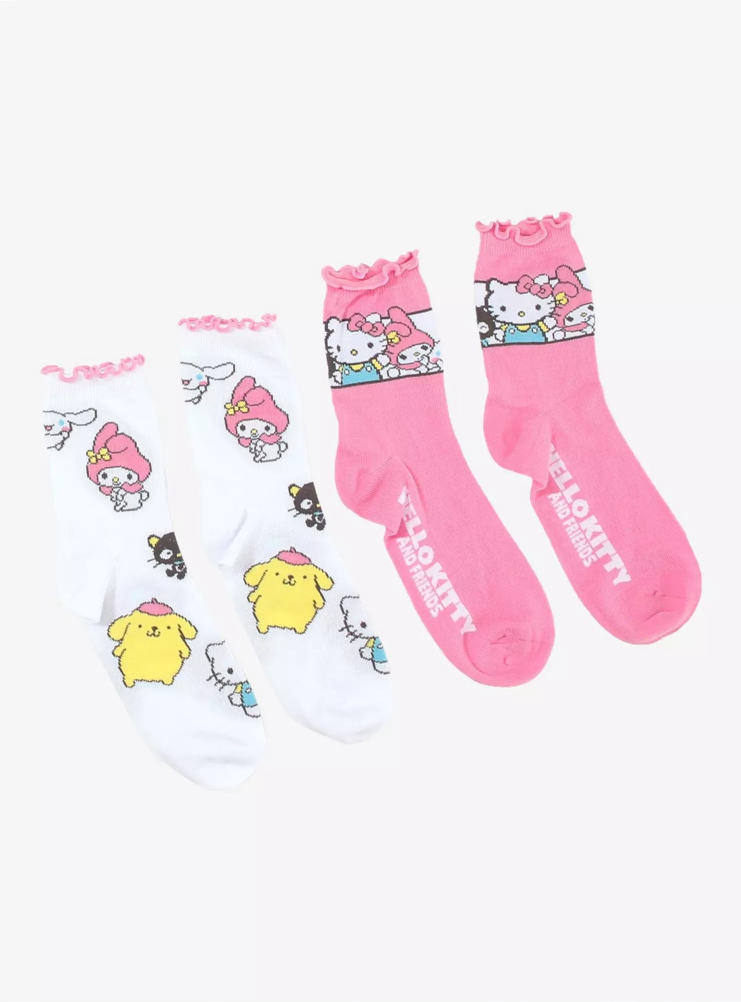 Set de 2 Calcetas Hello Kitty & Friends ***Preorden***