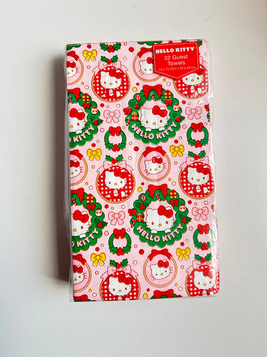 Servilletas Desechables Grandes Hello Kitty Navidad