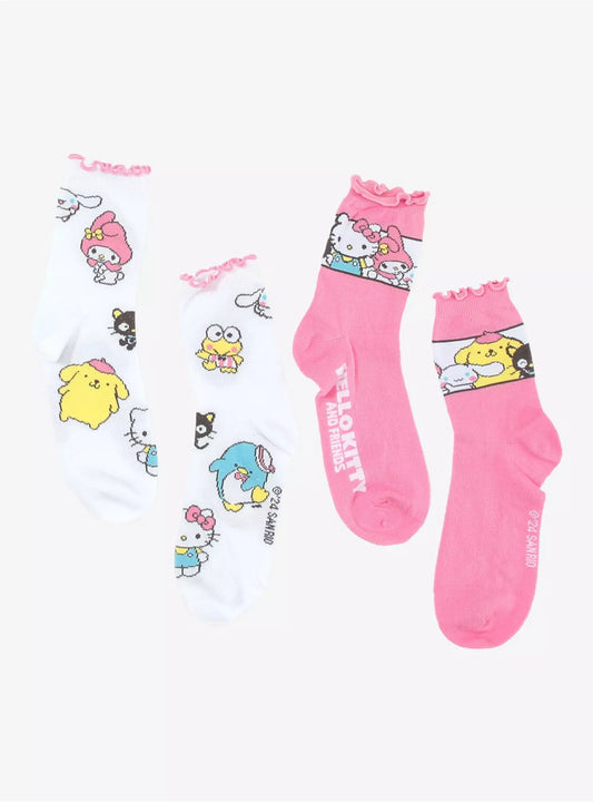Set de 2 Calcetas Hello Kitty & Friends ***Preorden***