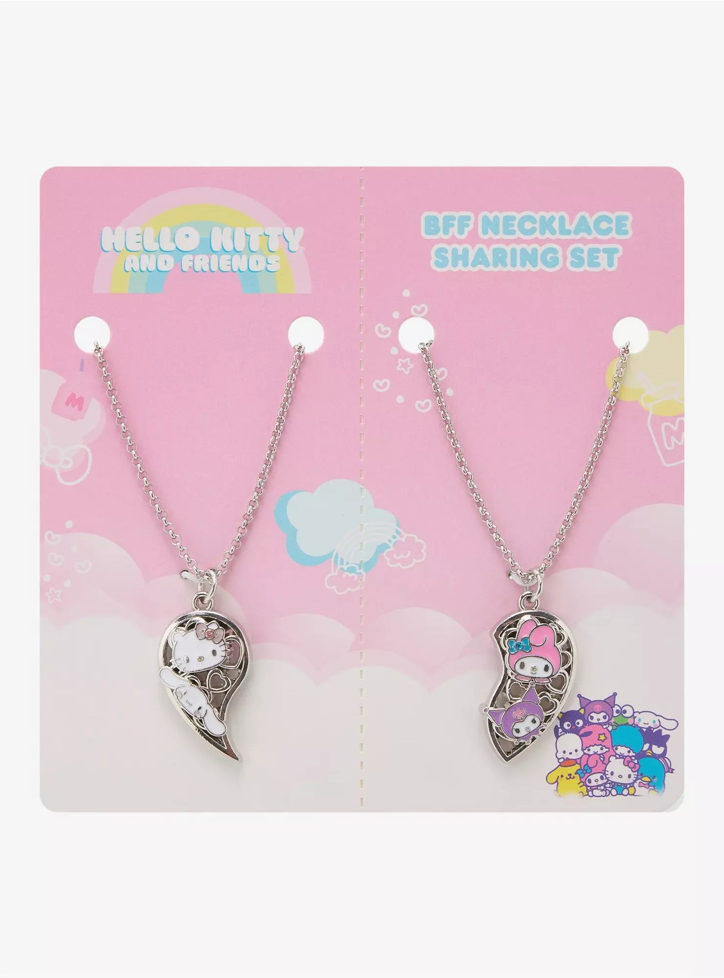 Collar Corazón Para Amigos Hello Kitty Y Sus Amigos ***Preorden***