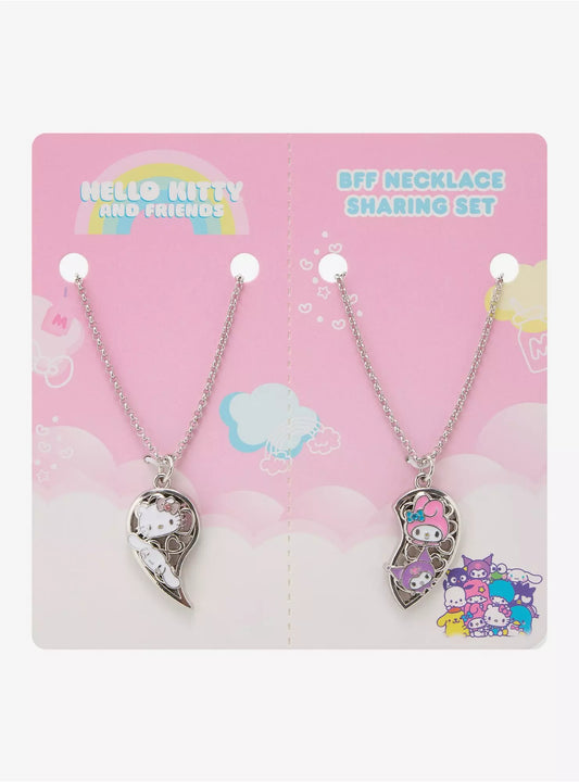 Collar Corazón Para Amigos Hello Kitty Y Sus Amigos ***Preorden***