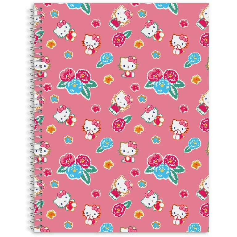 Libreta De Espiral Studio Oh! Hello kitty Rosas ***Preorden***