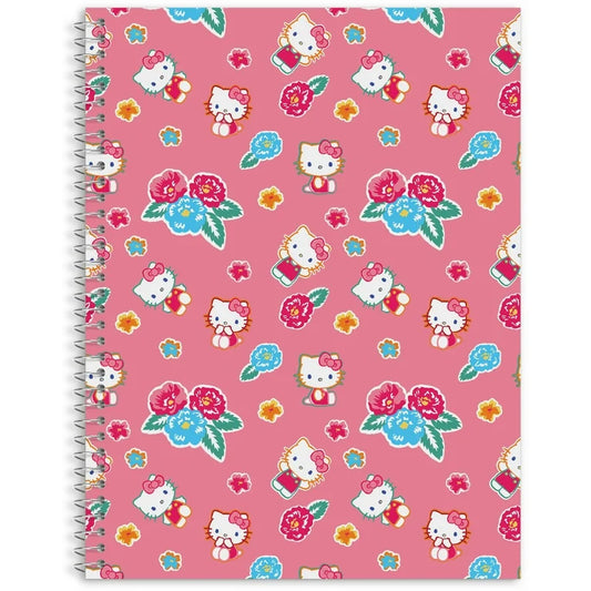 Libreta De Espiral Studio Oh! Hello kitty Rosas ***Preorden***