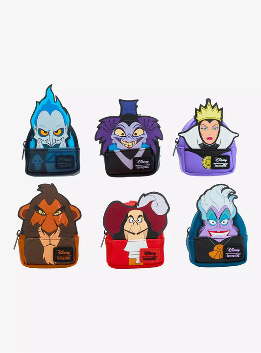 Mini Backpack Charm Sorpresa Villanos Disney ***Preorden***
