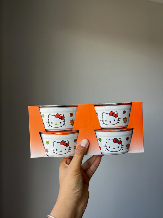 Set de 4 Ramekins Hello Kitty Autumn