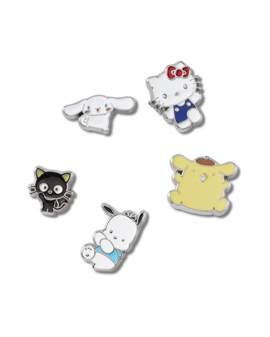 Jibbitz Hello Kitty y Sus Amigos Metálicos 5 pack ***Preorden***