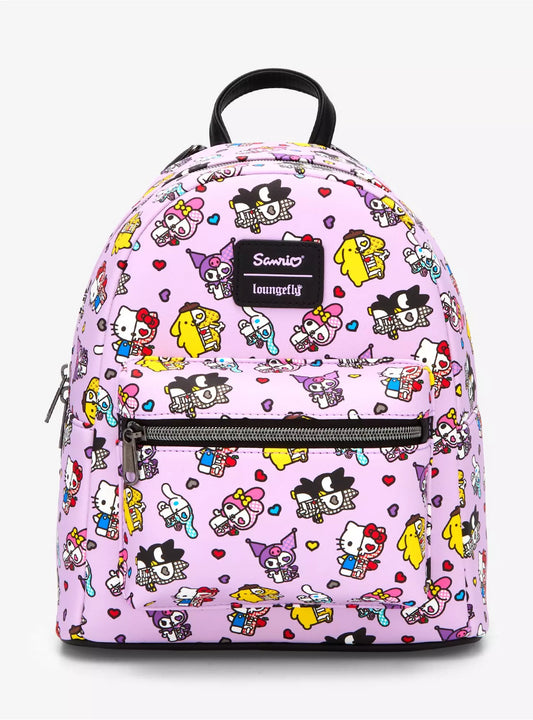 Mini Backpack Loungefly Hello Kitty & Friends Esqueletos ***Preorden***