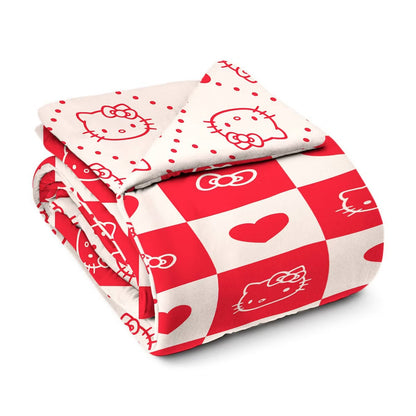 Confort Cloud Throw Reverdible Hello Kitty ***Preorden***