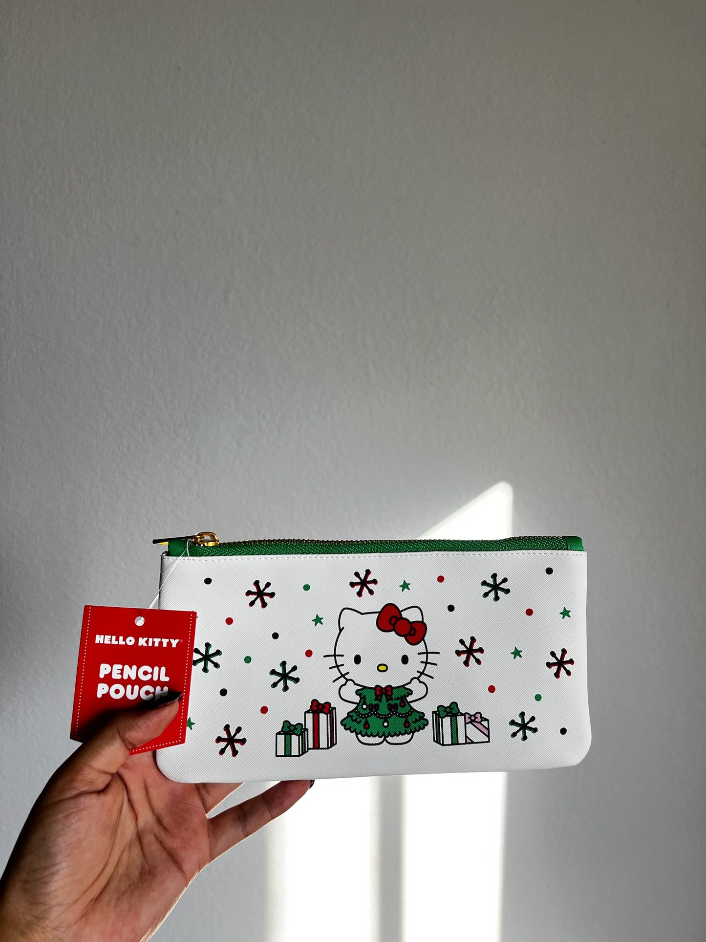 Pencil Pouch Hello Kitty Navideño