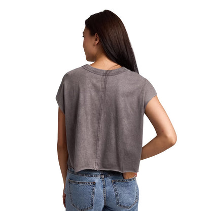 Playera Crop Top Hello Kitty Gris ***Preorden***