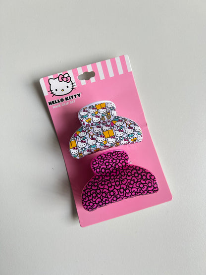 Set de 2 Pinzas  para el Cabello Hello Kitty