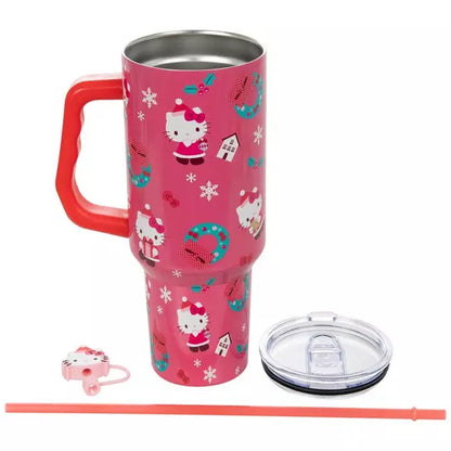 Tumbler Hello Kitty Santa Ornamentos ***Preorden***