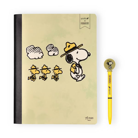 Libreta con Pluma Snoopy Yoobi USA