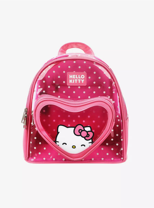 Mochila Transparente Hello Kitty ***Preorden Septiembre ***
