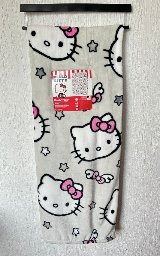 Blanket Hello Kitty Gris con Rosa