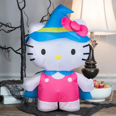 Mini Inflable Hello Kitty Brujita