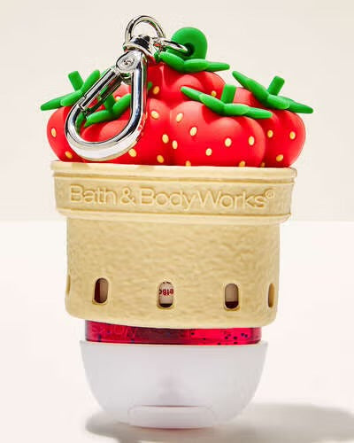 Holder De Canasta De Fresas Para Gel Antibacterial Bath & Body  Works ***Preorden***