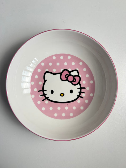 Plato Bowl Hello Kitty Puntos Rosas