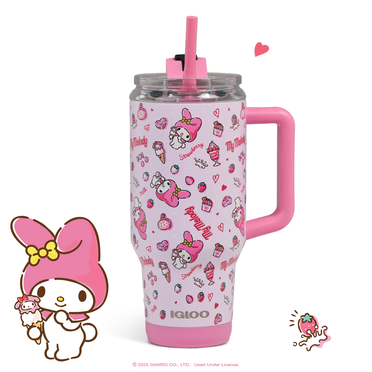 My Melody x Igloo 50th Anniversary 32oz Flip ‘n’ Sip Travel Mug ***Preorden***