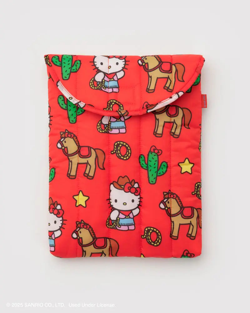 Hello Kitty x Baggu Funda Para Laptop 13”/14” Hello Kitty Western ***Preorden***