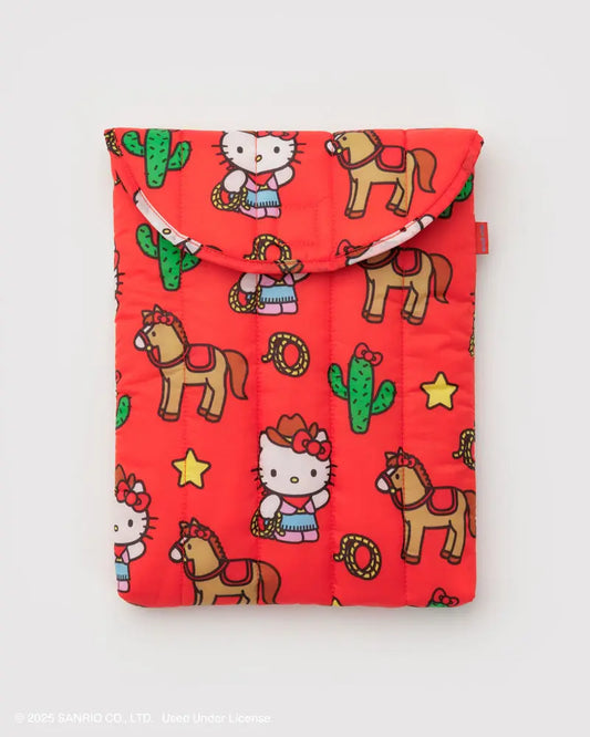 Hello Kitty x Baggu Funda Para Laptop 13”/14” Hello Kitty Western ***Preorden***